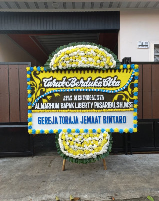 Papan Bunga Duka di Gabus