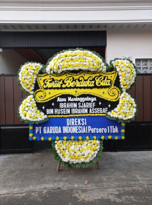 Papan Bunga Duka di Gabus