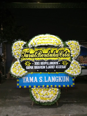 Papan Bunga Duka di Gabus