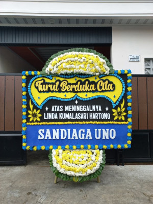 Papan Bunga Duka di Gabus