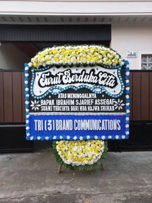 Papan Bunga Duka di Gabus